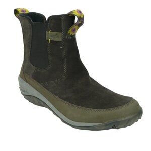 Cushe Boots Womens Allpine Peak Chelsea Booties Dark Gray US 9